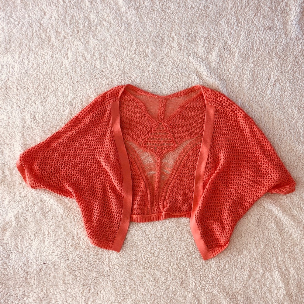 Orange Cardigan